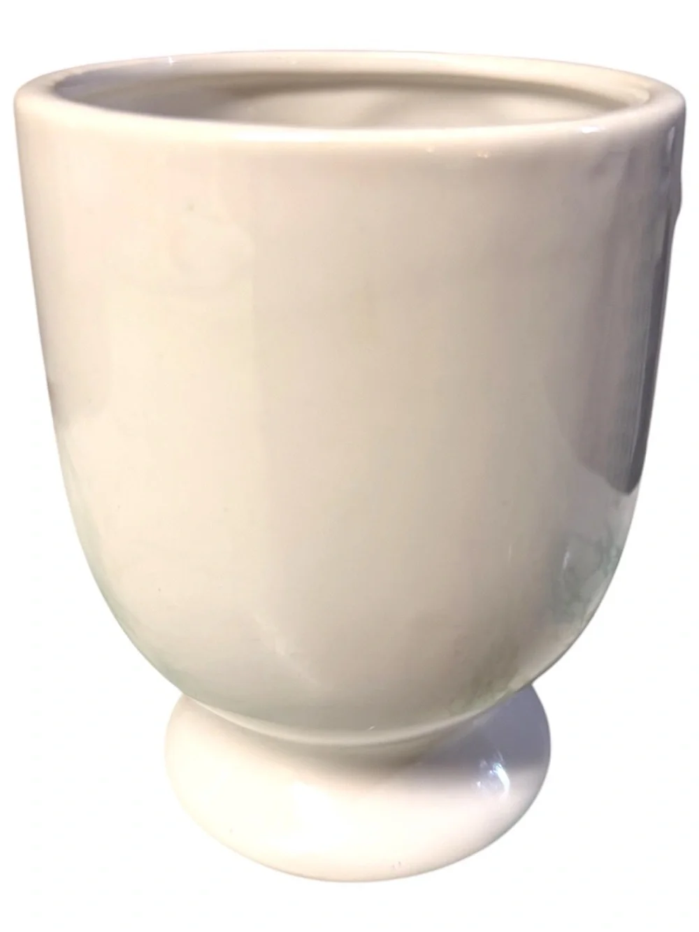Afloral Vanilla Medium Celfie Ceramic Vase Brush Holder + BestBling Rose Brush